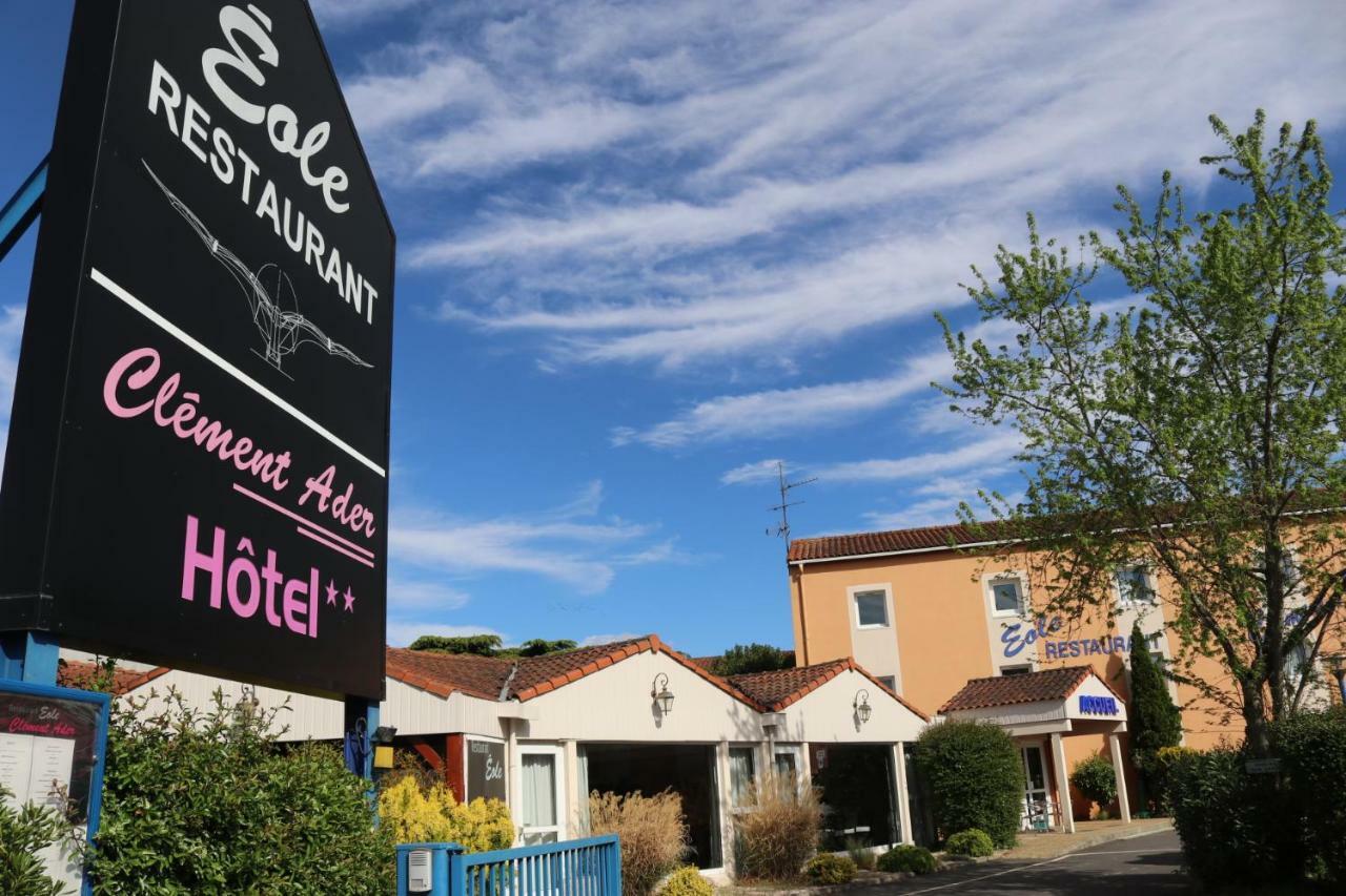 Hotel Restaurant Clement Ader Muret Exterior foto